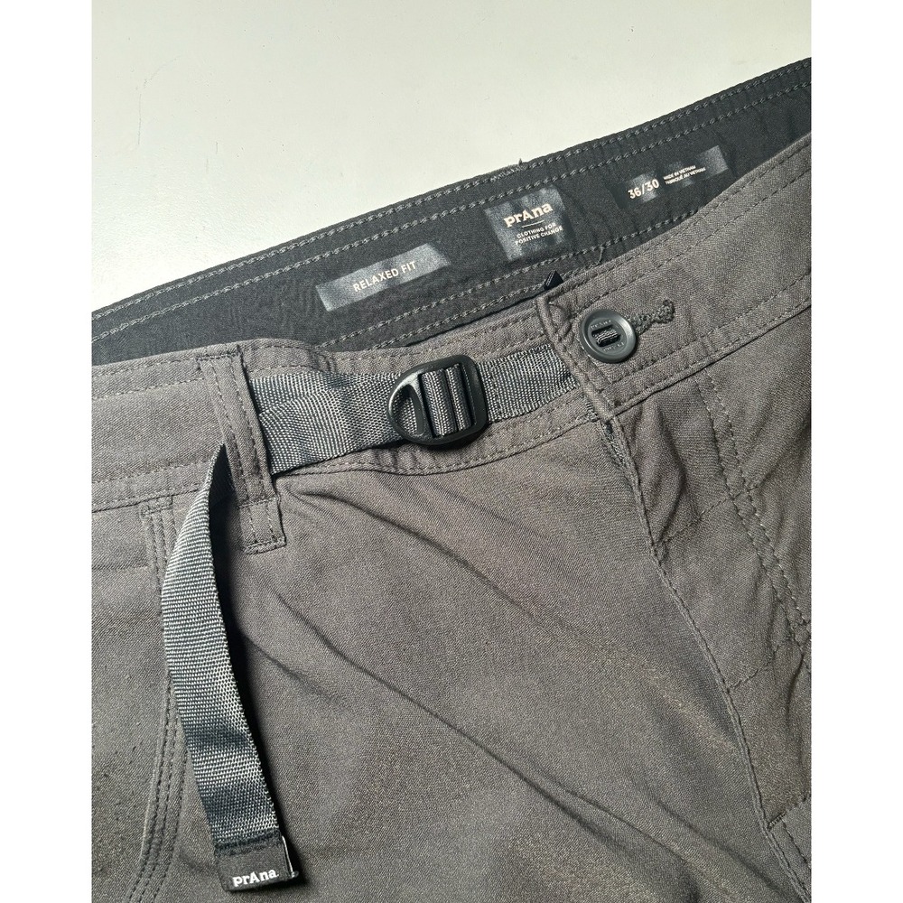 Prana Men's Relaxed Fit Hiking Pants | Gray | 36 X 30